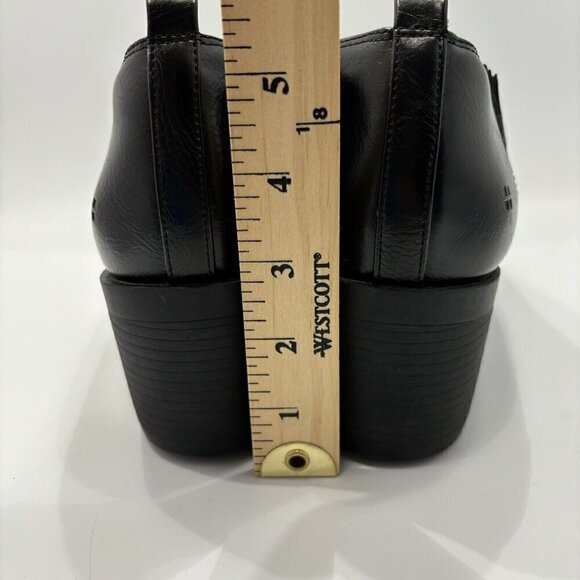 Shoes For Crews Eva 52118 Black Leather Almond Toe Slip Oil Resistant Shoes 11M - Picture 16 of 16